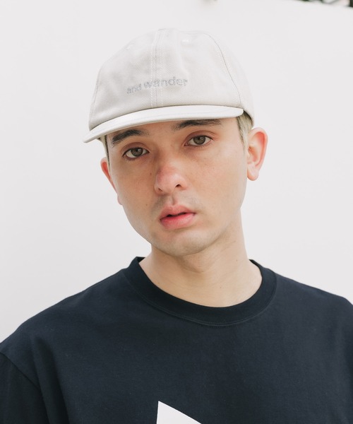 and wander（アンドワンダー）の「and wander/アンドワンダー cotton twill cap キャップ（キャップ・メンズ・ダークグリーン/ベージュ・FREE）」の17枚目の写真