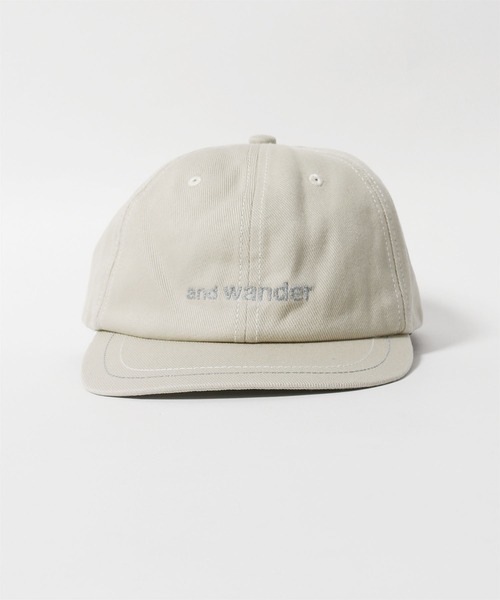 and wander（アンドワンダー）の「and wander/アンドワンダー cotton twill cap キャップ（キャップ・メンズ・ダークグリーン/ベージュ・FREE）」の22枚目の写真