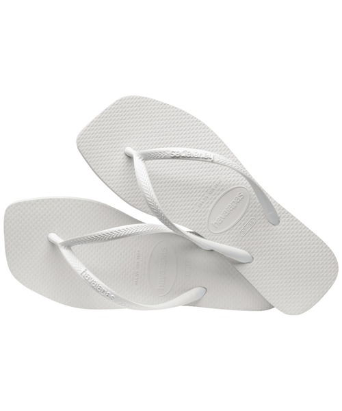 havaianas(ハワイアナス)の「havaianas (ハワイアナス) / Slim Square サンダル ラバービーチサンダル(サンダル・レディース・ピンク系/ホワイト/ブラック・22/23/24.5/25.5)」の6枚目の写真