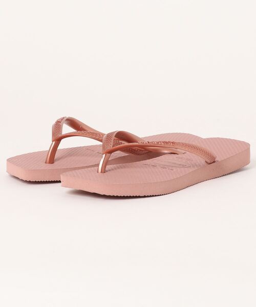 havaianas(ハワイアナス)の「havaianas (ハワイアナス) / Slim Square サンダル ラバービーチサンダル(サンダル・レディース・ピンク系/ホワイト/ブラック・22/23/24.5/25.5)」の13枚目の写真