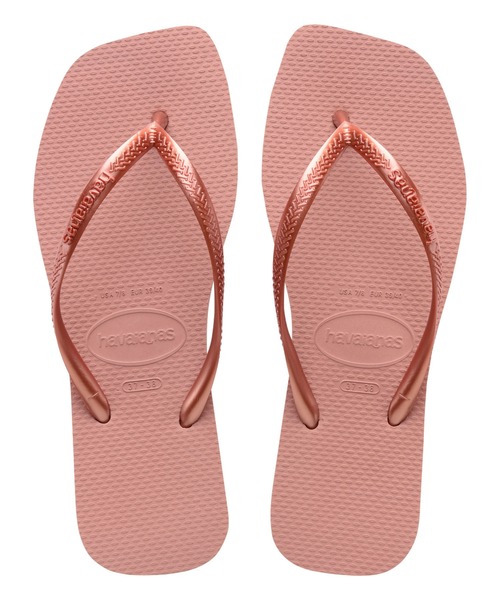 havaianas(ハワイアナス)の「havaianas (ハワイアナス) / Slim Square サンダル ラバービーチサンダル(サンダル・レディース・ピンク系/ホワイト/ブラック・22/23/24.5/25.5)」の19枚目の写真