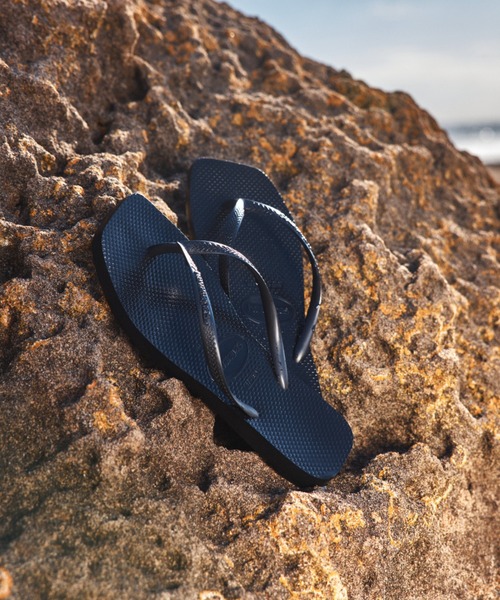 【Havaianas】 スリムなビーチサンダル  ネイビー ビーチサンダル】【スリム】havaianas C/O ハワイアナス スリム
