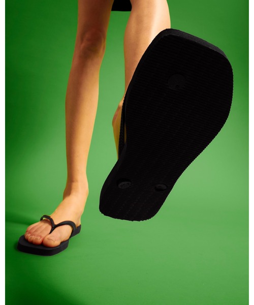 havaianas(ハワイアナス)の「havaianas (ハワイアナス) / Slim Square サンダル ラバービーチサンダル(サンダル・レディース・ピンク系/ホワイト/ブラック・22/23/24.5/25.5)」の21枚目の写真