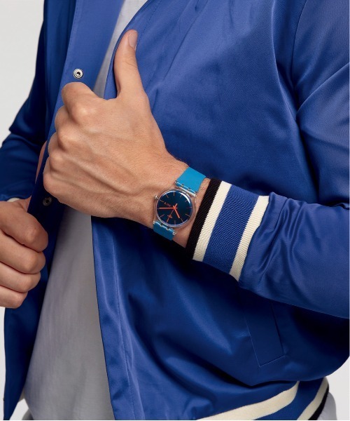 SWATCH(スウォッチ)の「POLABLUE(アナログ腕時計・メンズ・ブルー・FREE)」の5枚目の写真