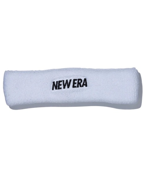 NEW ERA(ニューエラ)の「NEW ERA/ニューエラ ヘッドバンド フラッグロゴxニューエラロゴ パイル 13061332/13061333(ヘアバンド・メンズ・ホワイト/ブラック・FREE)」の1枚目の写真