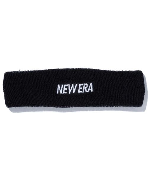 NEW ERA(ニューエラ)の「NEW ERA/ニューエラ ヘッドバンド フラッグロゴxニューエラロゴ パイル 13061332/13061333(ヘアバンド・メンズ・ホワイト/ブラック・FREE)」の2枚目の写真