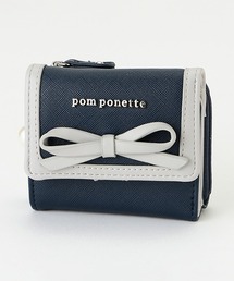 pom ponette junior | 合皮リボンミニ財布(財布)