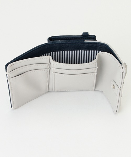 pom ponette junior（ポンポネットジュニア）の「合皮リボンミニ財布（財布・キッズ・ライトブルー/ネイビー・FREE）」の13枚目の写真