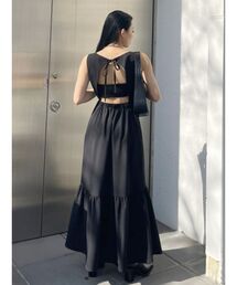 EVRIS | バックシャーリングロングワンピース(ワンピース)