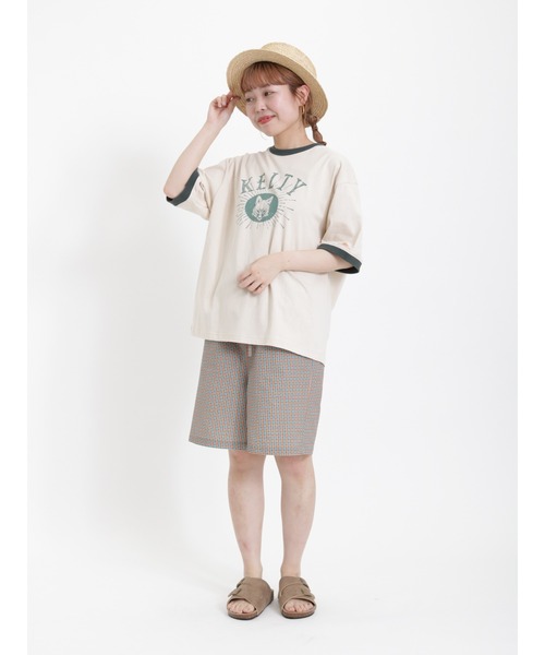 Samansa Mos2（サマンサ モスモス）の「【KELTY×SamansaMos2】キツネプリントTシャツ（Tシャツ/カットソー・レディース・ミント/クリーム・ﾌﾘ-）」の12枚目の写真