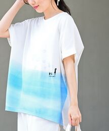 しゃぼん玉ワイドＴシャツ