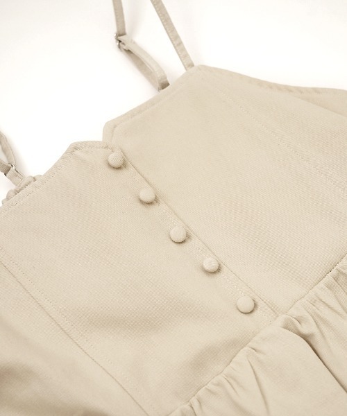 flower（フラワー）の「マリンビスチェ（キャミソール・レディース・ネイビー/ベージュ・FREE）」の5枚目の写真