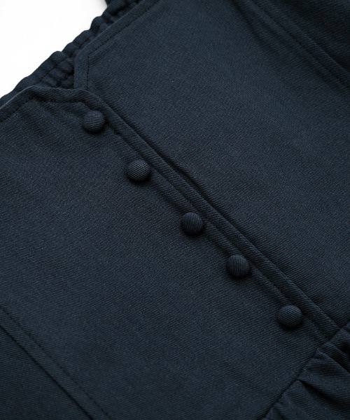 flower（フラワー）の「マリンビスチェ（キャミソール・レディース・ネイビー/ベージュ・FREE）」の9枚目の写真