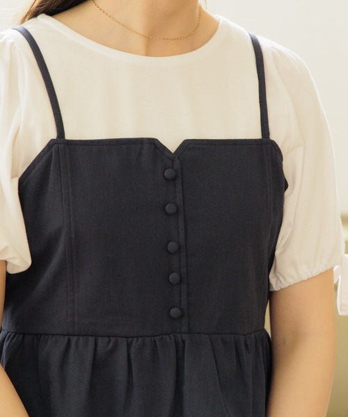 flower（フラワー）の「マリンビスチェ（キャミソール・レディース・ネイビー/ベージュ・FREE）」の19枚目の写真