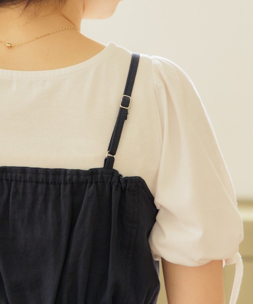 flower（フラワー）の「マリンビスチェ（キャミソール・レディース・ネイビー/ベージュ・FREE）」の21枚目の写真