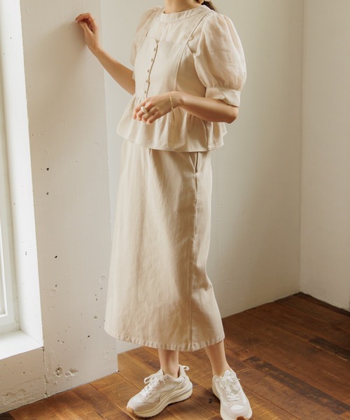 flower（フラワー）の「マリンビスチェ（キャミソール・レディース・ネイビー/ベージュ・FREE）」の22枚目の写真