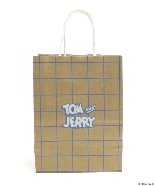 Tom＆Jerry（トムアンドジェリー）の「【公式】TOMandJERRY　ペーパーバッグ　Sセット（ラッピングキット・レディース・ブルー・FREE）」の6枚目の写真