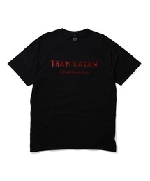 TEAM SATAN SKATEBOARDING チームサタン スケートボーディング - TEAM SATAN SKATEBOARDING TEE RHINESTONE TS002-1-RS
