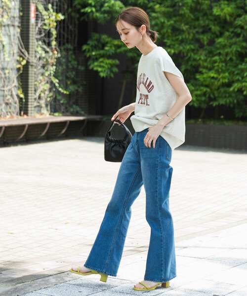 Champion(チャンピオン)の「『別注』champion×SENSE OF PLACE グラフィックベスト(Tシャツ/カットソー・レディース・オートミール/ネイビー/グレー・ONE)」の9枚目の写真