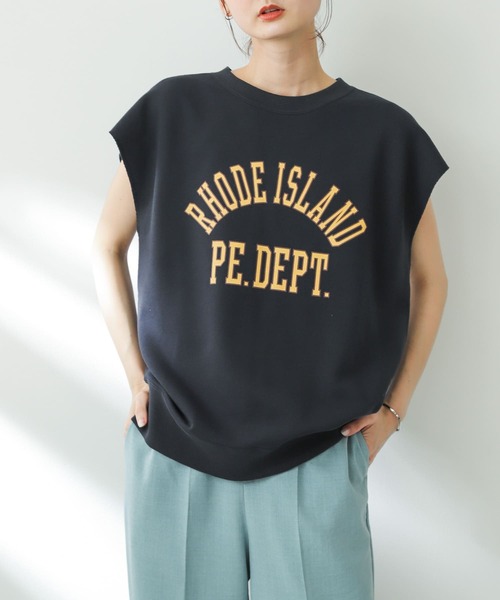 Champion(チャンピオン)の「『別注』champion×SENSE OF PLACE グラフィックベスト(Tシャツ/カットソー・レディース・オートミール/ネイビー/グレー・ONE)」の10枚目の写真