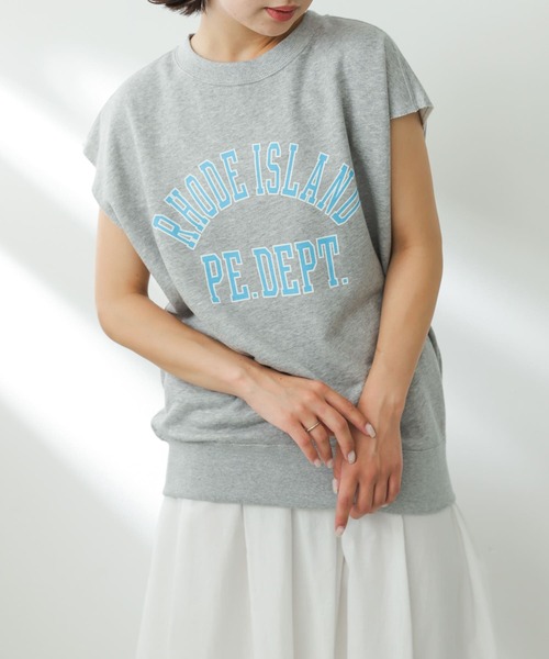 Champion(チャンピオン)の「『別注』champion×SENSE OF PLACE グラフィックベスト(Tシャツ/カットソー・レディース・オートミール/ネイビー/グレー・ONE)」の16枚目の写真