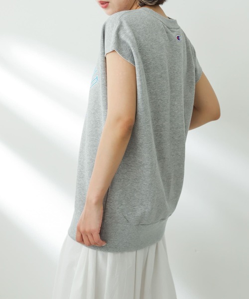 Champion(チャンピオン)の「『別注』champion×SENSE OF PLACE グラフィックベスト(Tシャツ/カットソー・レディース・オートミール/ネイビー/グレー・ONE)」の17枚目の写真