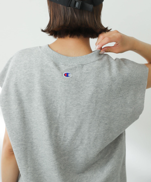 Champion(チャンピオン)の「『別注』champion×SENSE OF PLACE グラフィックベスト(Tシャツ/カットソー・レディース・オートミール/ネイビー/グレー・ONE)」の18枚目の写真