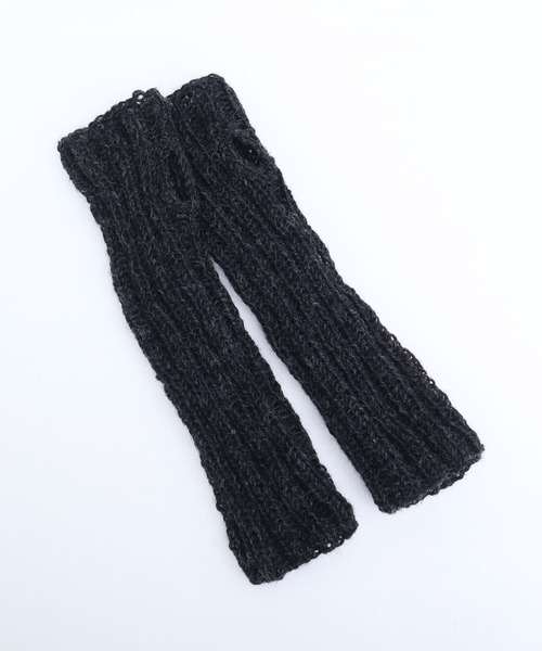 I am I in fact...（アイアムアイインファクト）の「WOOL アームウォーマー（アームカバー・レディース・サックスブルー/グレー/ブラック/ピンク・FREE）」の16枚目の写真