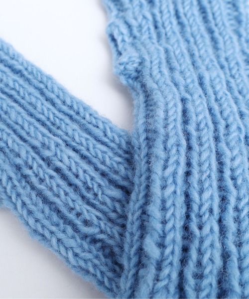 I am I in fact...（アイアムアイインファクト）の「WOOL アームウォーマー（アームカバー・レディース・サックスブルー/グレー/ブラック/ピンク・FREE）」の22枚目の写真