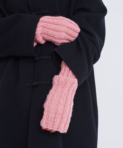 I am I in fact...（アイアムアイインファクト）の「WOOL アームウォーマー（アームカバー・レディース・サックスブルー/グレー/ブラック/ピンク・FREE）」の13枚目の写真