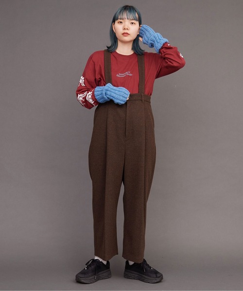 I am I in fact...（アイアムアイインファクト）の「WOOL アームウォーマー（アームカバー・レディース・サックスブルー/グレー/ブラック/ピンク・FREE）」の9枚目の写真