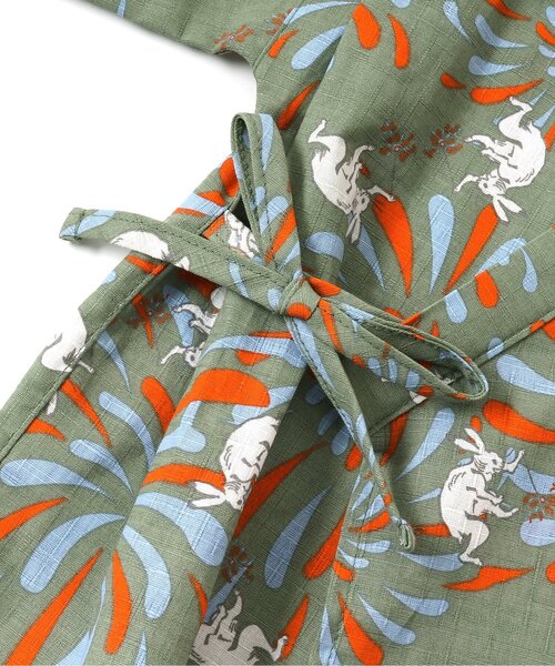 BREEZE（ブリーズ）の「DODコラボ めちゃもえ花火柄すっぽり着られる甚平（コドモ）（浴衣・キッズ・ネイビー/カーキ・110/140/120/90/100/130/150/80）」の11枚目の写真