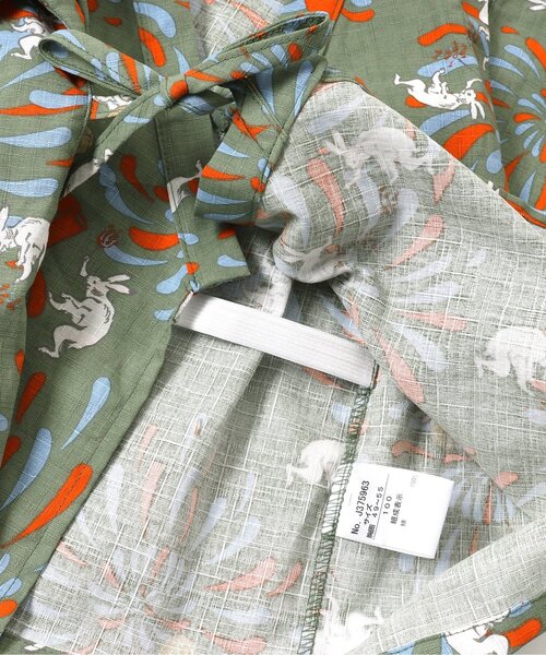 BREEZE（ブリーズ）の「DODコラボ めちゃもえ花火柄すっぽり着られる甚平（コドモ）（浴衣・キッズ・ネイビー/カーキ・110/140/120/90/100/130/150/80）」の22枚目の写真