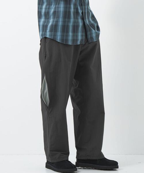 green label relaxing（グリーンレーベルリラクシング）の「Morley コットンナイロン ワイド イージーパンツ（その他パンツ・メンズ・ブラック/ベージュ/ライム・M/L/S）」の20枚目の写真