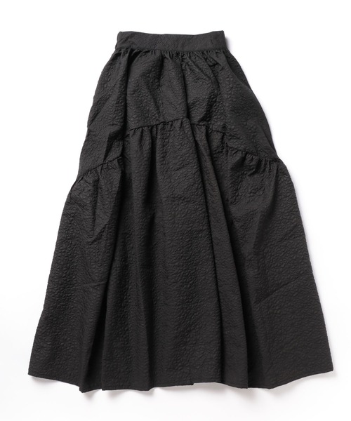 Vicente（ヴィセンテ）の「Bubbles maxi skirt（スカート・レディース・ホワイト/ブラック・FREE）」の9枚目の写真