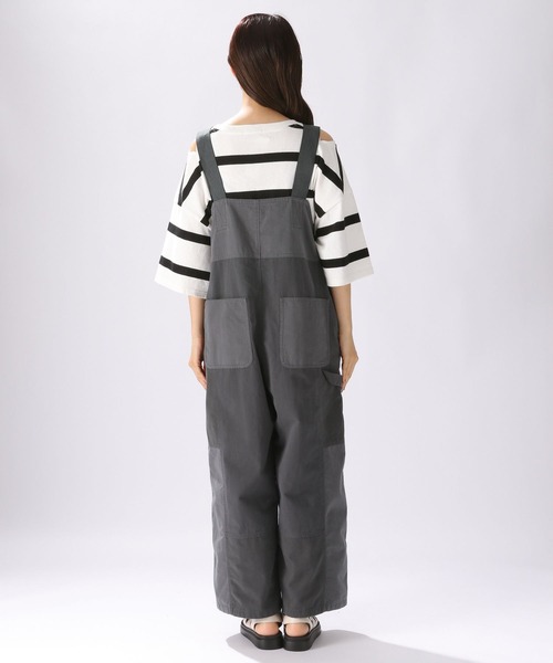 niko and...（ニコアンド）の「ミリタリーZIPサロペット（サロペット/オーバーオール・レディース・ベージュ/チャコール/カーキ・MEDIUM/LARGE）」の13枚目の写真