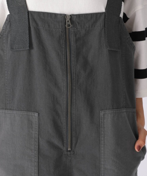 niko and...（ニコアンド）の「ミリタリーZIPサロペット（サロペット/オーバーオール・レディース・ベージュ/チャコール/カーキ・MEDIUM/LARGE）」の15枚目の写真