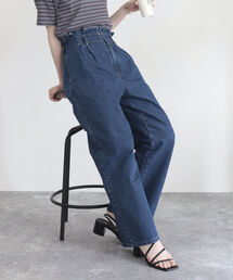 fredy emue | ハイウエストデニムパンツ(デニムパンツ)