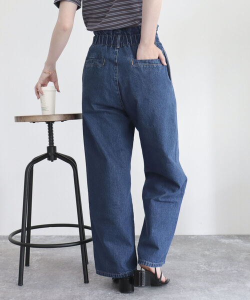 fredy emue（フレディエミュ）の「ハイウエストデニムパンツ（デニムパンツ・レディース・ブルー/サックスブルー・38/36）」の13枚目の写真