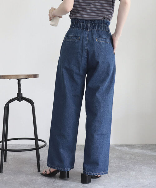 fredy emue（フレディエミュ）の「ハイウエストデニムパンツ（デニムパンツ・レディース・ブルー/サックスブルー・38/36）」の14枚目の写真