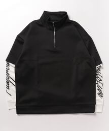 【RINGS】フェイクレイヤーハーフZIP