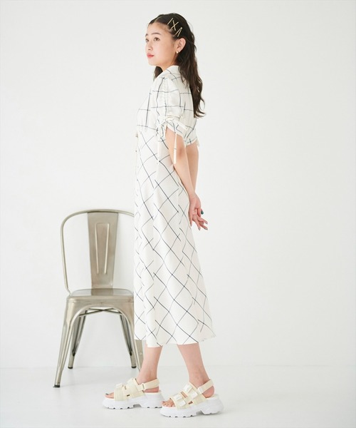 REDYAZEL（レディアゼル）の「ウィンドペンチェックギャザー