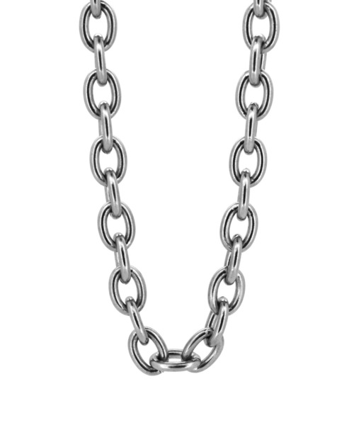 LHME（エルエイチエムイー）の「【WEB限定】“THE YOUTH 2020”リンクチェーンラージネックレス/TYPE B/サージカルステンレス（金属アレルギー対応）【LHME / エルエイチエムイー】（ネックレス・レディース・シルバー・45cm）」の4枚目の写真