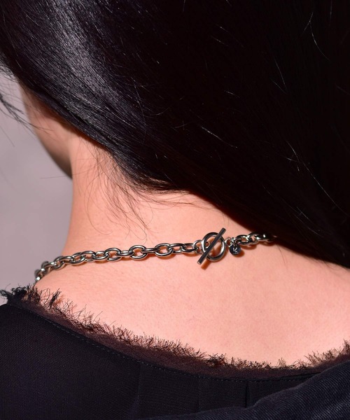 LHME（エルエイチエムイー）の「【WEB限定】“THE YOUTH 2020”リンクチェーンラージネックレス/TYPE B/サージカルステンレス（金属アレルギー対応）【LHME / エルエイチエムイー】（ネックレス・レディース・シルバー・45cm）」の7枚目の写真