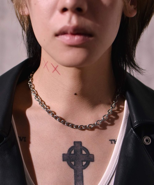 LHME（エルエイチエムイー）の「【WEB限定】“THE YOUTH 2020”リンクチェーンラージネックレス/TYPE B/サージカルステンレス（金属アレルギー対応）【LHME / エルエイチエムイー】（ネックレス・レディース・シルバー・45cm）」の10枚目の写真