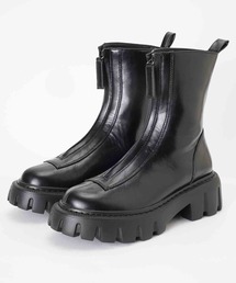X-girl | CENTER ZIP SHORT BOOTS(ブーツ)