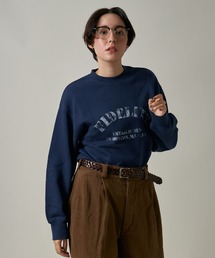STENCIL LOGO N/C SWEAT CREW / クルーネックスウェット