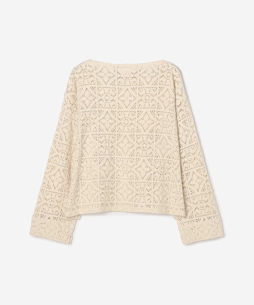 INDIA INDUSTRY　25ss レースシャツ アイボリー　極美品　完売品 INDIA INDUSTRY 25ss レースシャツ アイボリー 極美品 完売品