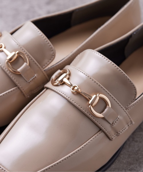 Chez toi(シェトワ)の「ビット/パールローファー(ローファー・レディース・ベージュ/ブラック系その他/ブラック・M/S/L)」の12枚目の写真