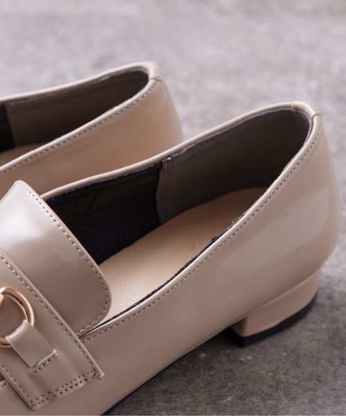 Chez toi(シェトワ)の「ビット/パールローファー(ローファー・レディース・ベージュ/ブラック系その他/ブラック・M/S/L)」の14枚目の写真